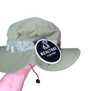 Real tree grimmer fishing hat
